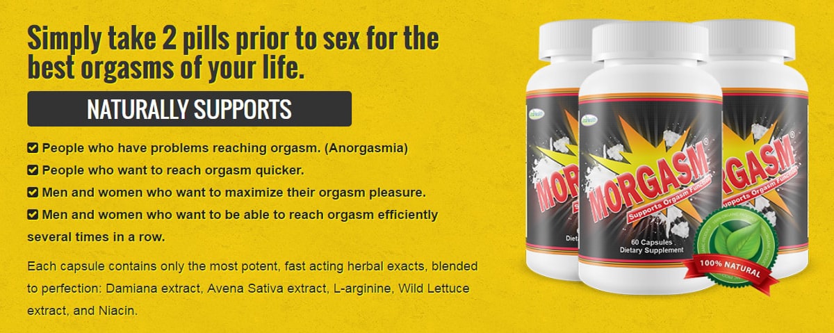 Morgasm Climax Support For Men and Women Pills Take 2