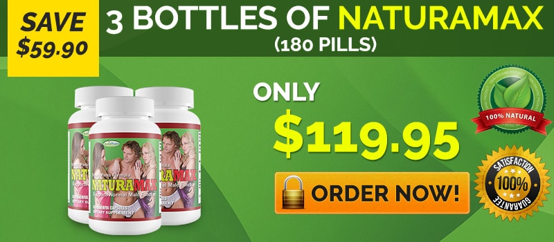 3 Bottle Naturamax Capsules In UK - 180 Pills