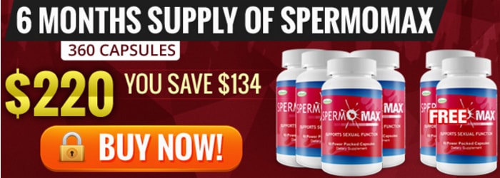 1 Month Supply Of Spermomax In UK - 360 Capsules 220$ You Save 134$